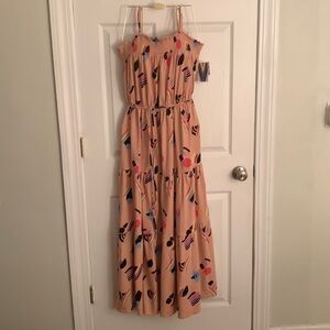 NWT #takepride Maxi Pale Orange Dress Size XL #232